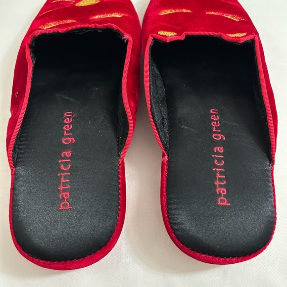 Patricia Green cat velvet slippers - Picture 4 of 8